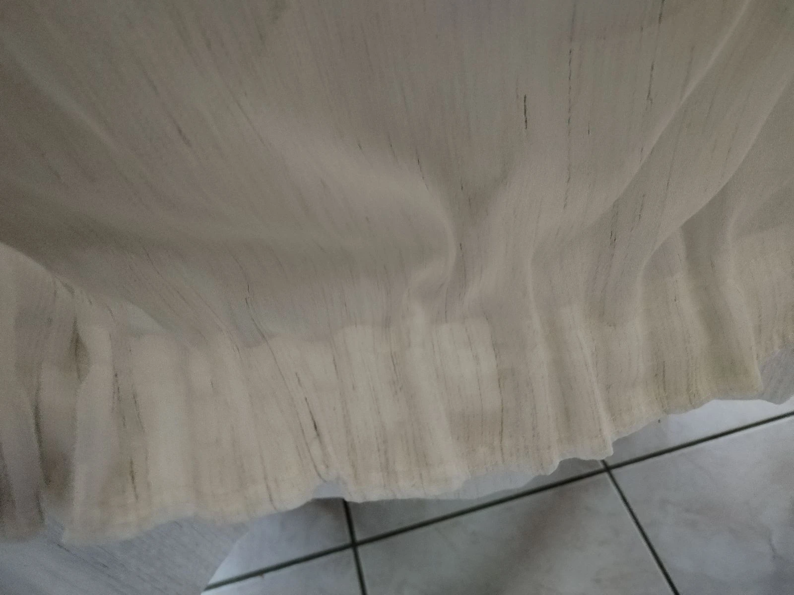Muy bonita cortina vintage con bordados de color dorado. – photo 15